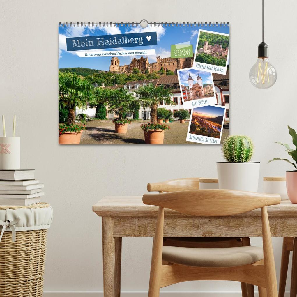 Weitere Ansicht: Mein Heidelberg - Unterwegs zwischen Neckar und Altstadt (Wandkalender 2026 DIN A3 quer), CALVENDO Monatskalender | Calvendo, Thorsten Assfalg Photographie