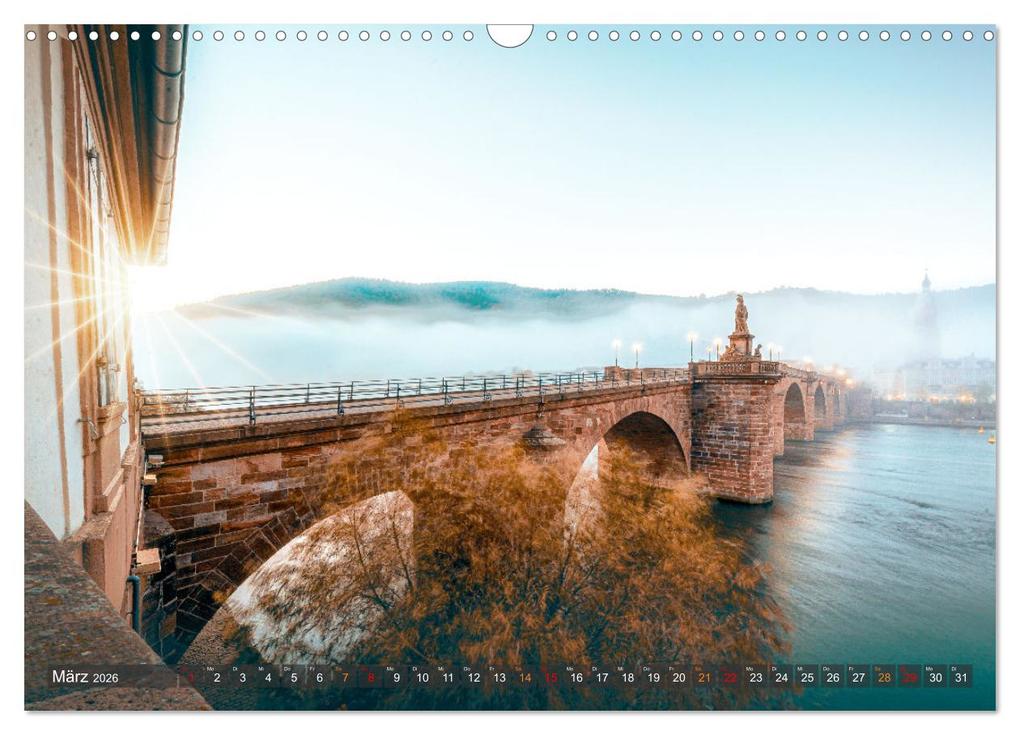 Weitere Ansicht: Mein Heidelberg - Unterwegs zwischen Neckar und Altstadt (Wandkalender 2026 DIN A3 quer), CALVENDO Monatskalender | Calvendo, Thorsten Assfalg Photographie