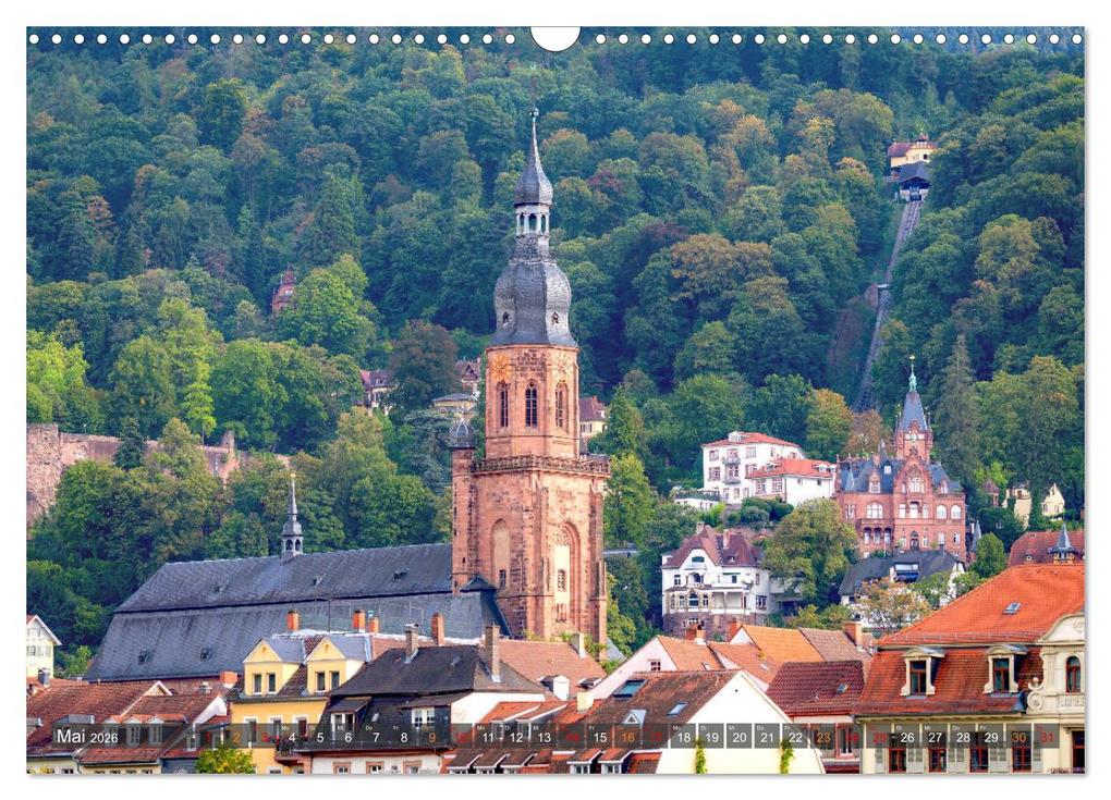 Weitere Ansicht: Mein Heidelberg - Unterwegs zwischen Neckar und Altstadt (Wandkalender 2026 DIN A3 quer), CALVENDO Monatskalender | Calvendo, Thorsten Assfalg Photographie