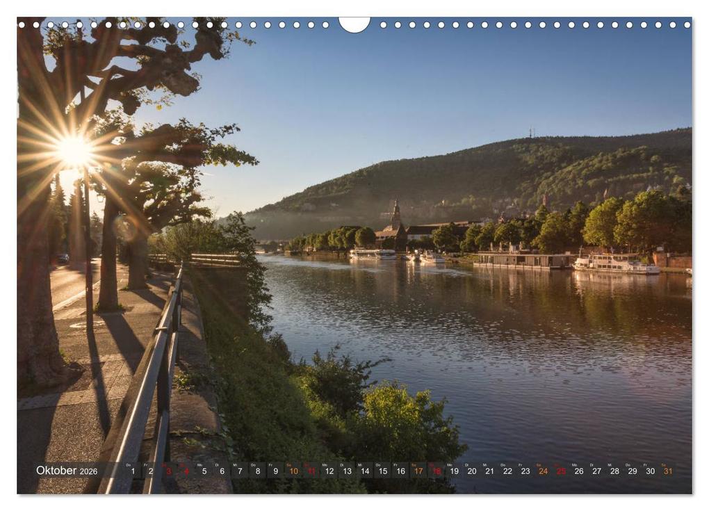 Weitere Ansicht: Mein Heidelberg - Unterwegs zwischen Neckar und Altstadt (Wandkalender 2026 DIN A3 quer), CALVENDO Monatskalender | Calvendo, Thorsten Assfalg Photographie