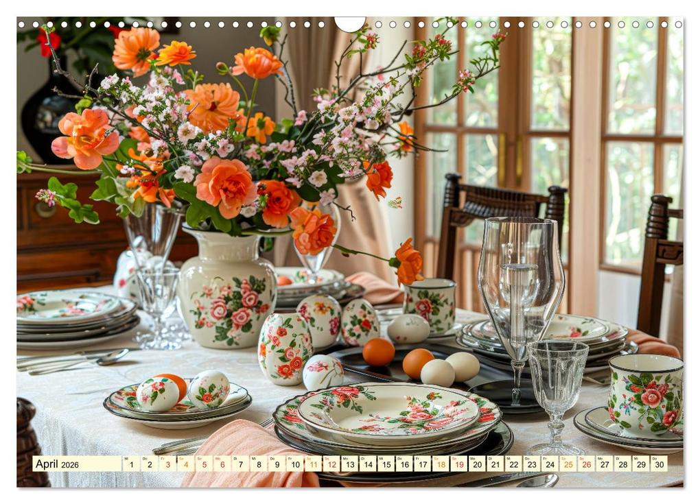 Weitere Ansicht: Gedeckter Tisch für Gourmets (Wandkalender 2026 DIN A3 quer), CALVENDO Monatskalender | Calvendo, Peter Roder