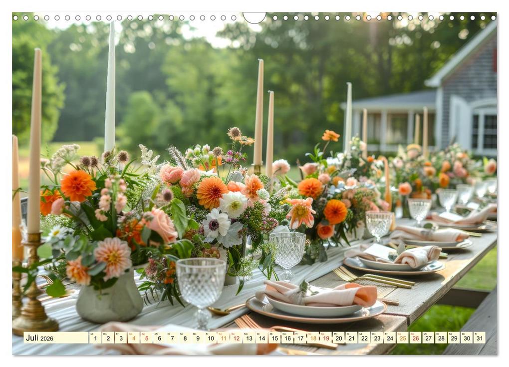 Weitere Ansicht: Gedeckter Tisch für Gourmets (Wandkalender 2026 DIN A3 quer), CALVENDO Monatskalender | Calvendo, Peter Roder