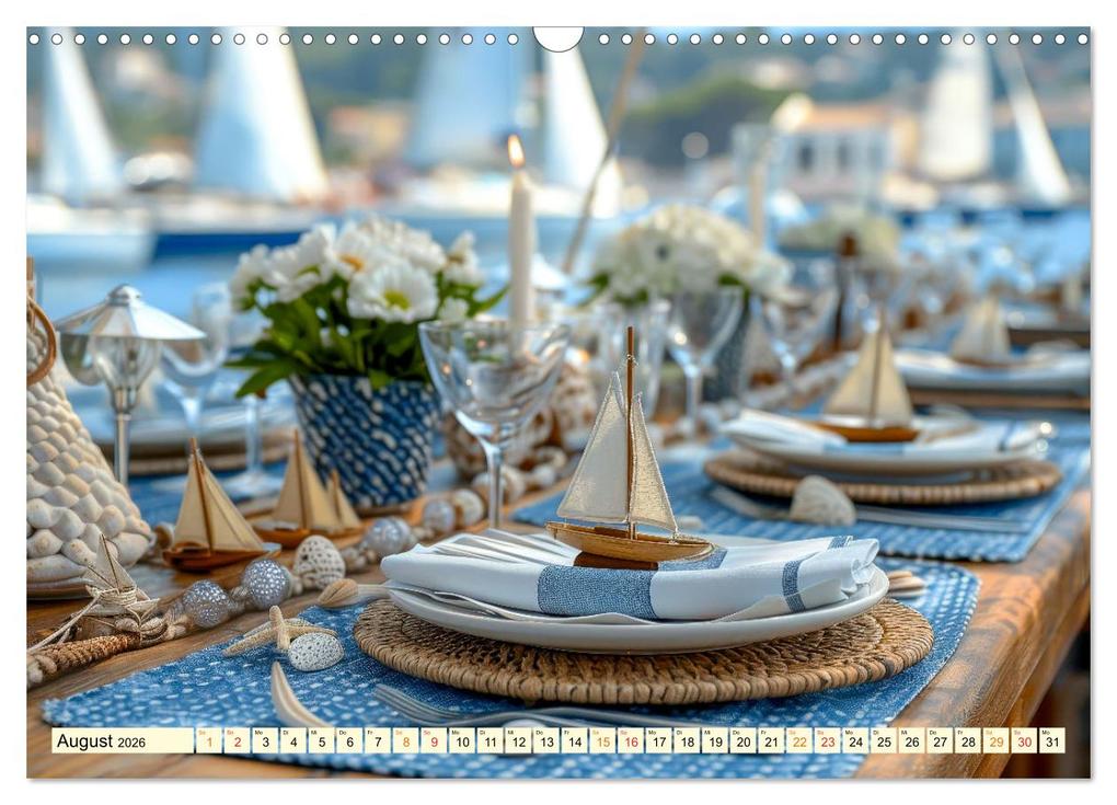 Weitere Ansicht: Gedeckter Tisch für Gourmets (Wandkalender 2026 DIN A3 quer), CALVENDO Monatskalender | Calvendo, Peter Roder