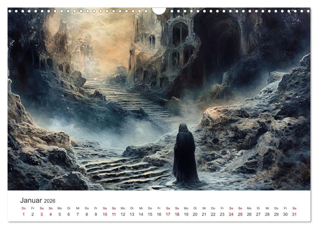 Weitere Ansicht: Das Reich der flüsternden Schatten (Wandkalender 2026 DIN A3 quer), CALVENDO Monatskalender | Simone Wunderlich, Calvendo