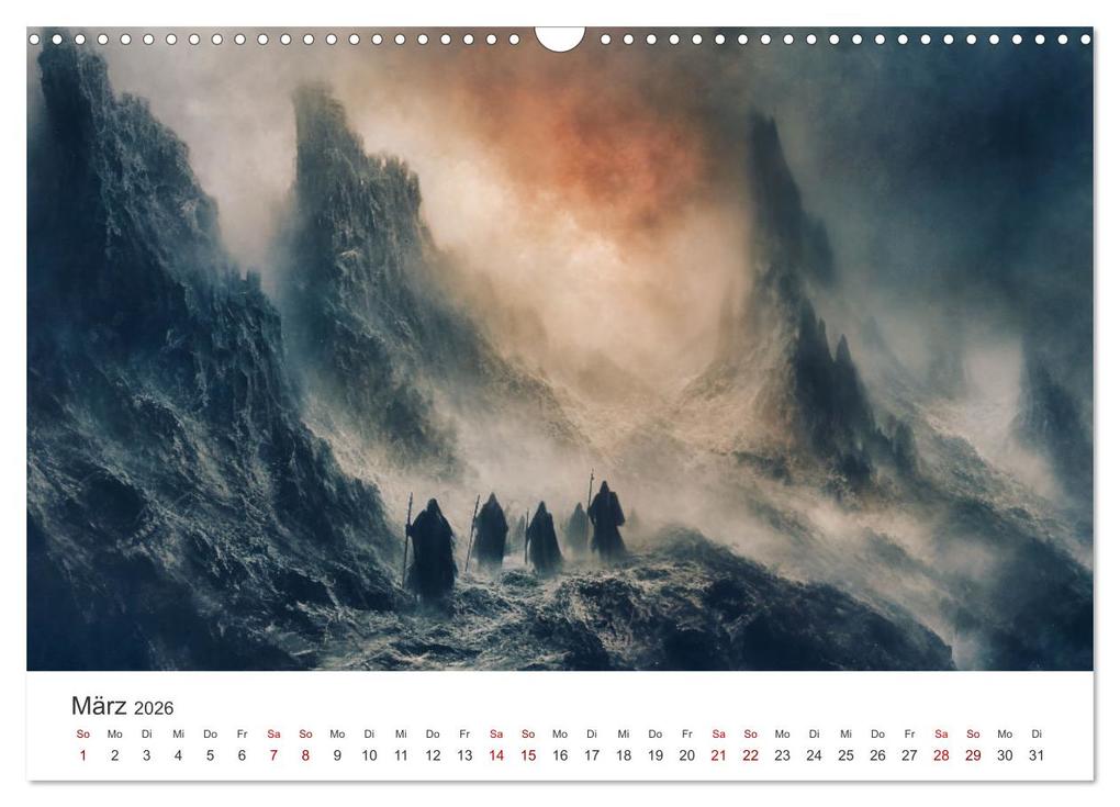 Weitere Ansicht: Das Reich der flüsternden Schatten (Wandkalender 2026 DIN A3 quer), CALVENDO Monatskalender | Simone Wunderlich, Calvendo