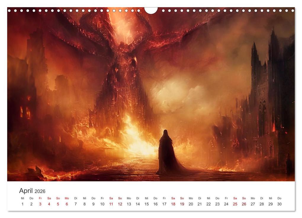 Weitere Ansicht: Das Reich der flüsternden Schatten (Wandkalender 2026 DIN A3 quer), CALVENDO Monatskalender | Simone Wunderlich, Calvendo