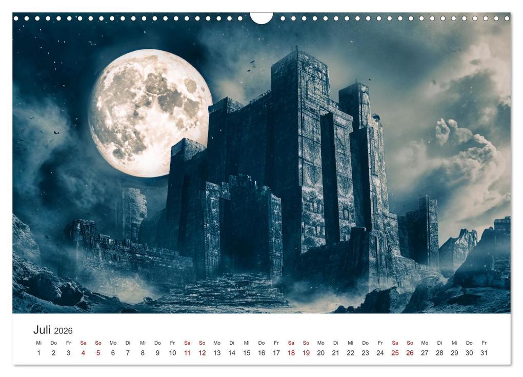 Weitere Ansicht: Das Reich der flüsternden Schatten (Wandkalender 2026 DIN A3 quer), CALVENDO Monatskalender | Simone Wunderlich, Calvendo