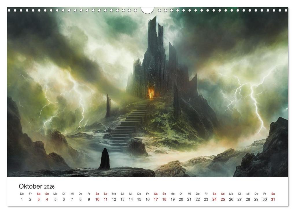 Weitere Ansicht: Das Reich der flüsternden Schatten (Wandkalender 2026 DIN A3 quer), CALVENDO Monatskalender | Simone Wunderlich, Calvendo