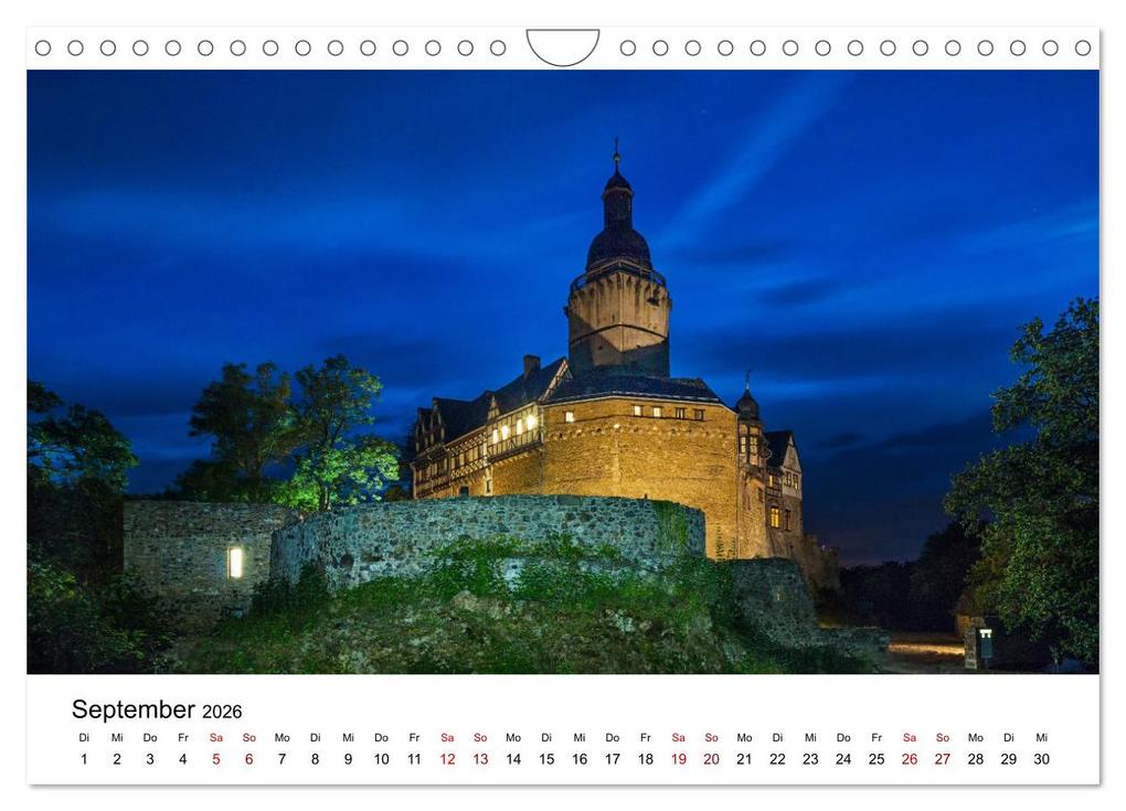 Weitere Ansicht: Auf den Spuren der Romanik zur blauen Stunde (Wandkalender 2026 DIN A4 quer), CALVENDO Monatskalender | Uwe Graf, Calvendo