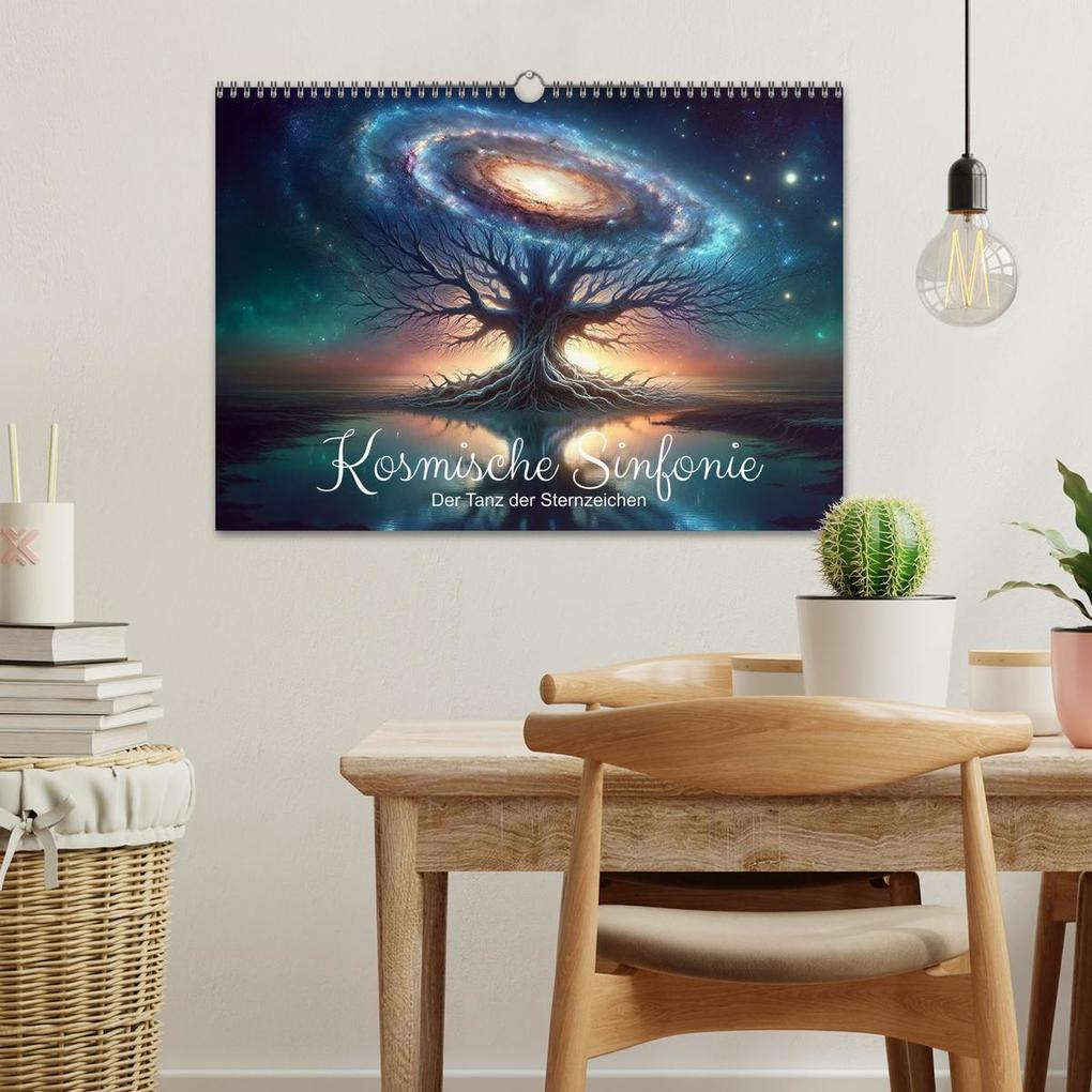 Weitere Ansicht: Kosmische Sinfonie: Der Tanz der Sternzeichen (Wandkalender 2026 DIN A3 quer), CALVENDO Monatskalender | artefacti artefacti, Calvendo, artefacti