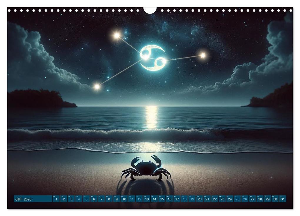 Weitere Ansicht: Kosmische Sinfonie: Der Tanz der Sternzeichen (Wandkalender 2026 DIN A3 quer), CALVENDO Monatskalender | artefacti artefacti, Calvendo, artefacti