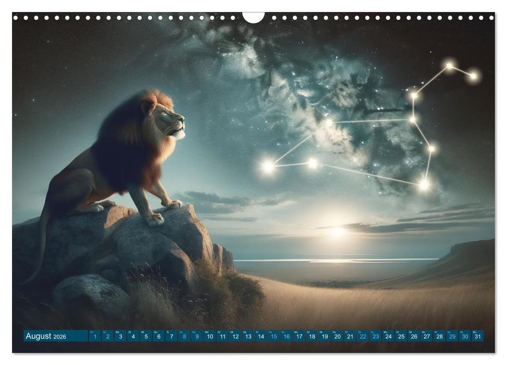 Weitere Ansicht: Kosmische Sinfonie: Der Tanz der Sternzeichen (Wandkalender 2026 DIN A3 quer), CALVENDO Monatskalender | artefacti artefacti, Calvendo, artefacti