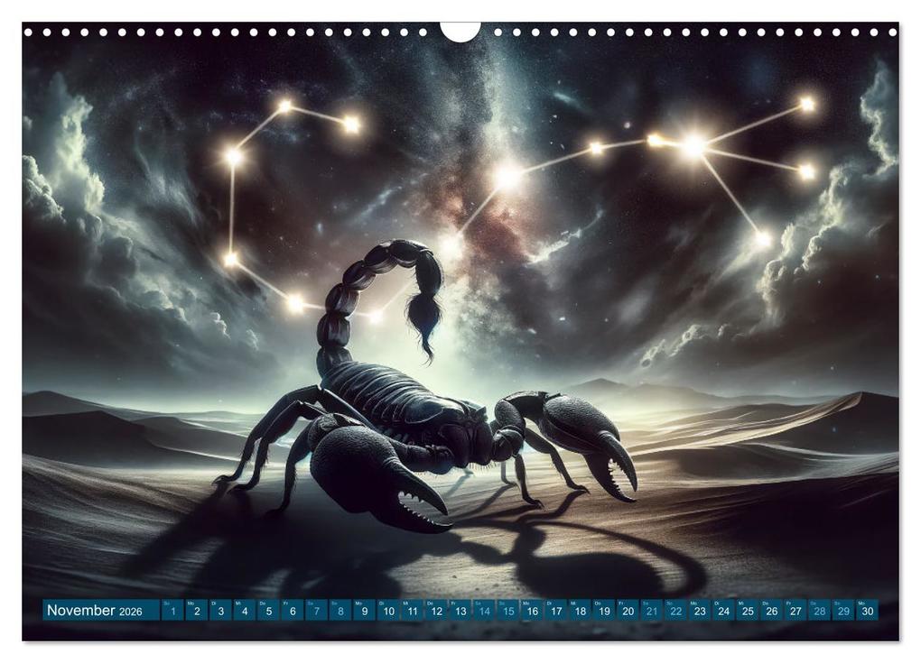 Weitere Ansicht: Kosmische Sinfonie: Der Tanz der Sternzeichen (Wandkalender 2026 DIN A3 quer), CALVENDO Monatskalender | artefacti artefacti, Calvendo, artefacti