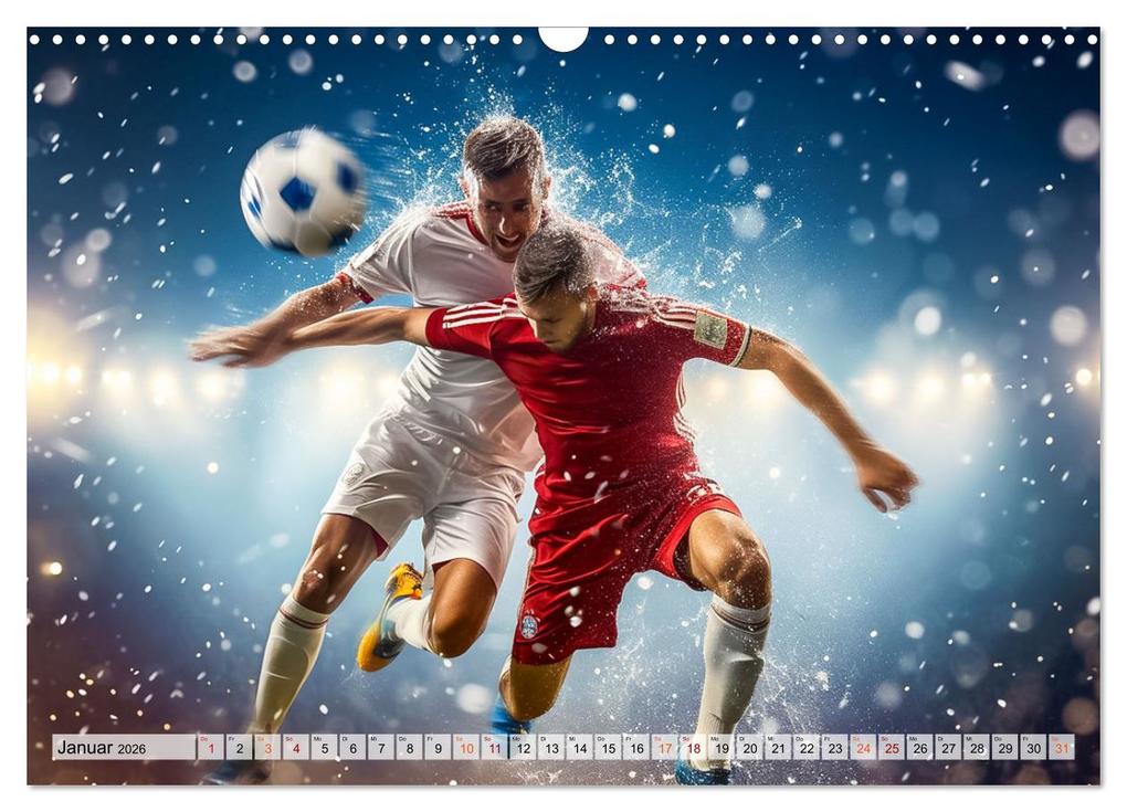 Weitere Ansicht: Fussball - Zweikampf (Wandkalender 2026 DIN A3 quer), CALVENDO Monatskalender | Dirk Meutzner, Calvendo