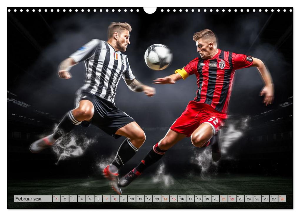 Weitere Ansicht: Fussball - Zweikampf (Wandkalender 2026 DIN A3 quer), CALVENDO Monatskalender | Dirk Meutzner, Calvendo