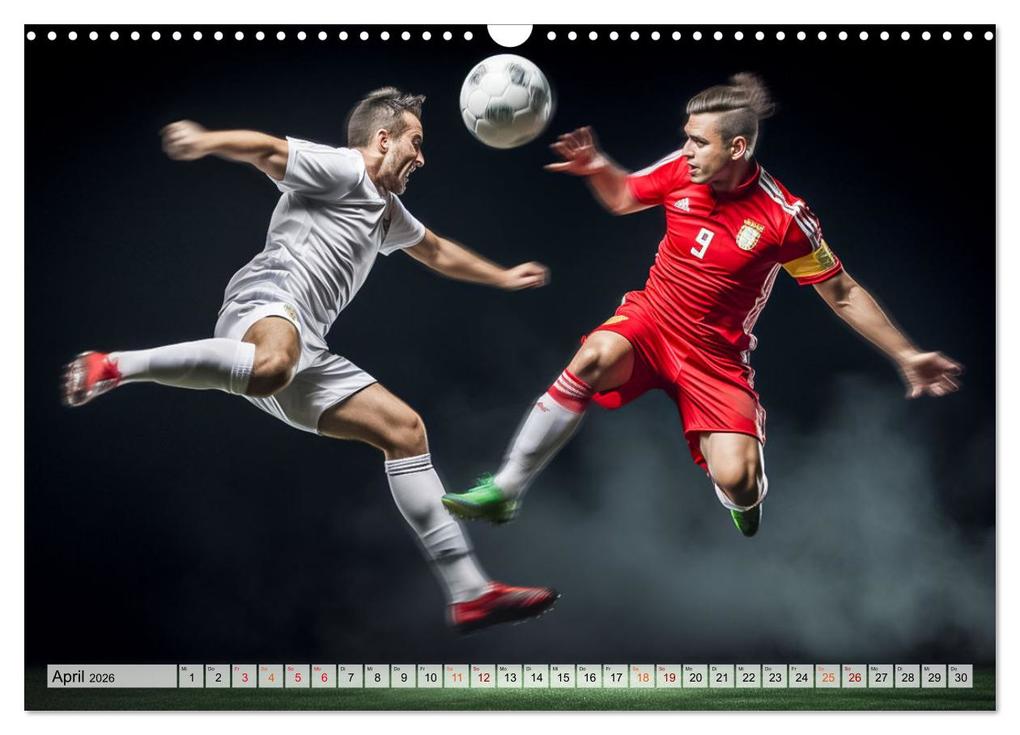 Weitere Ansicht: Fussball - Zweikampf (Wandkalender 2026 DIN A3 quer), CALVENDO Monatskalender | Dirk Meutzner, Calvendo