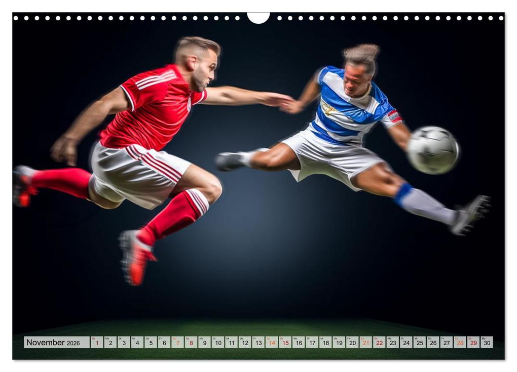 Weitere Ansicht: Fussball - Zweikampf (Wandkalender 2026 DIN A3 quer), CALVENDO Monatskalender | Dirk Meutzner, Calvendo