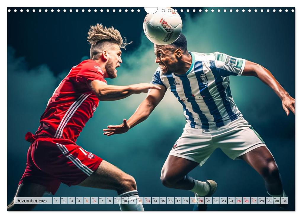 Weitere Ansicht: Fussball - Zweikampf (Wandkalender 2026 DIN A3 quer), CALVENDO Monatskalender | Dirk Meutzner, Calvendo