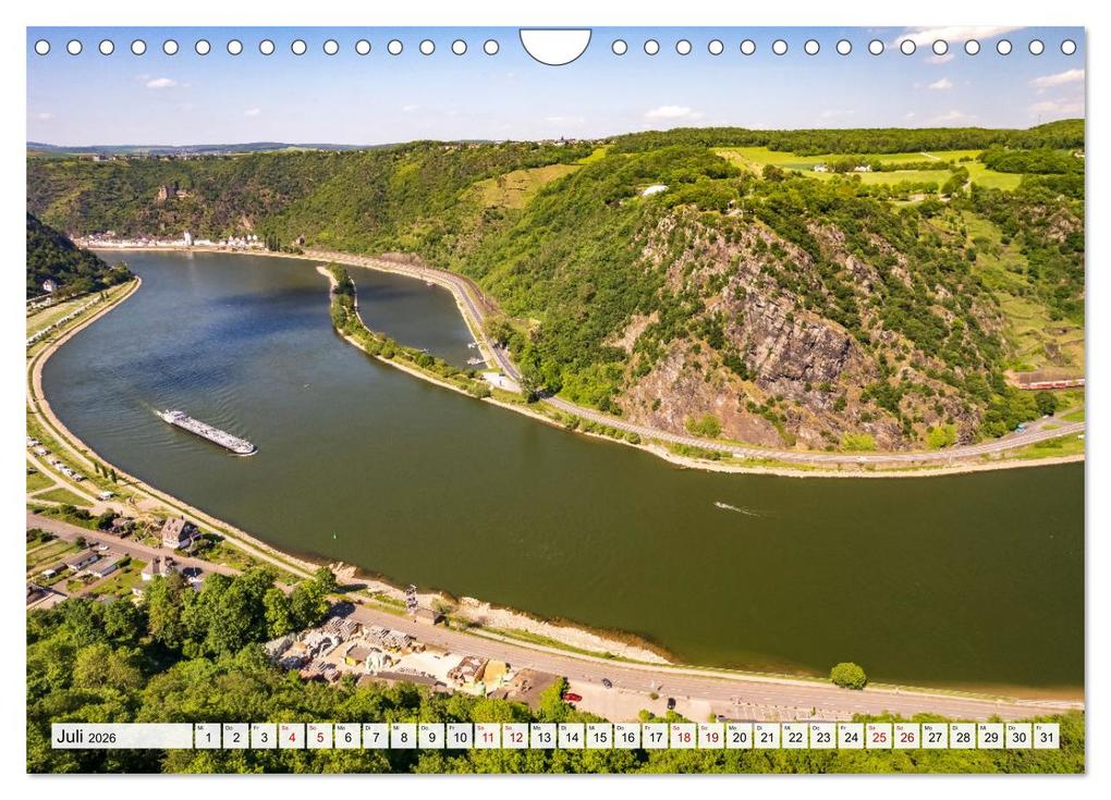 Weitere Ansicht: Der Rhein (Wandkalender 2026 DIN A4 quer), CALVENDO Monatskalender | Peter Schickert, Calvendo