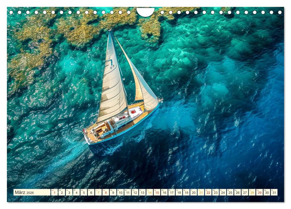 Weitere Ansicht: Segeln - schöne Momente (Wandkalender 2026 DIN A4 quer), CALVENDO Monatskalender | Peter Roder, Calvendo