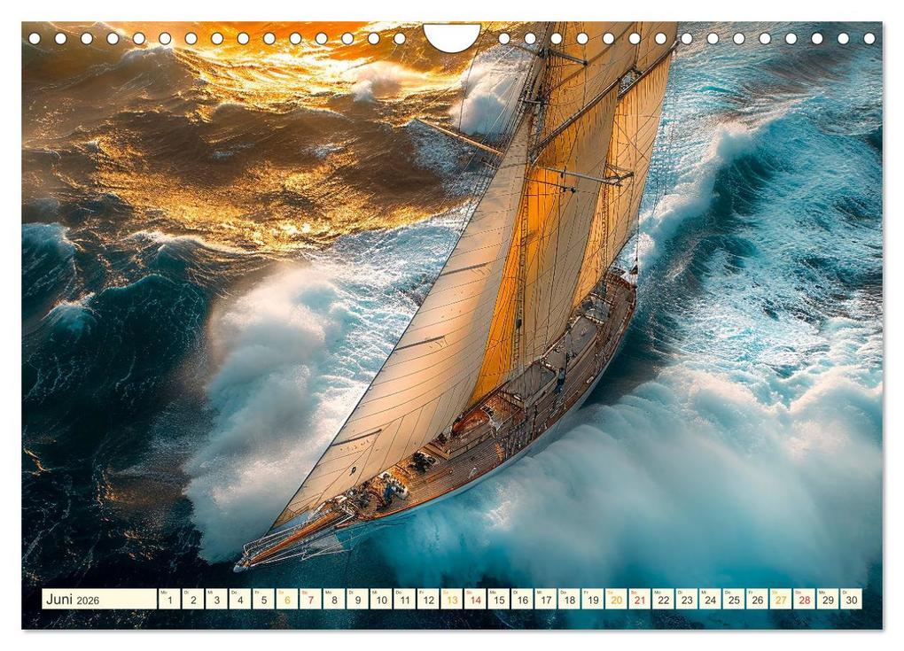 Weitere Ansicht: Segeln - schöne Momente (Wandkalender 2026 DIN A4 quer), CALVENDO Monatskalender | Peter Roder, Calvendo