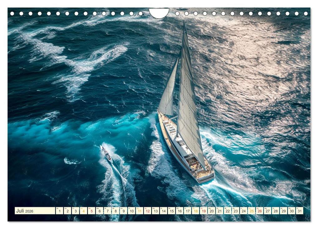 Weitere Ansicht: Segeln - schöne Momente (Wandkalender 2026 DIN A4 quer), CALVENDO Monatskalender | Peter Roder, Calvendo