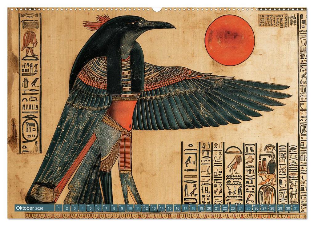 Weitere Ansicht: Papyrus-Propheten - KI-Enthüllungen aus der Vergangenheit (Wandkalender 2026 DIN A2 quer), CALVENDO Monatskalender | artefacti artefacti, Calvendo, artefacti