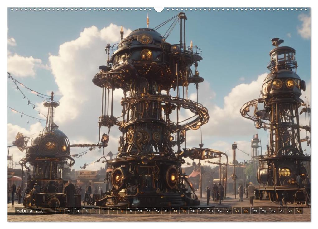 Weitere Ansicht: Steampunk Maschinen der Straße (hochwertiger Premium Wandkalender 2026 DIN A2 quer), Kunstdruck in Hochglanz | Stanley Hinz, Calvendo