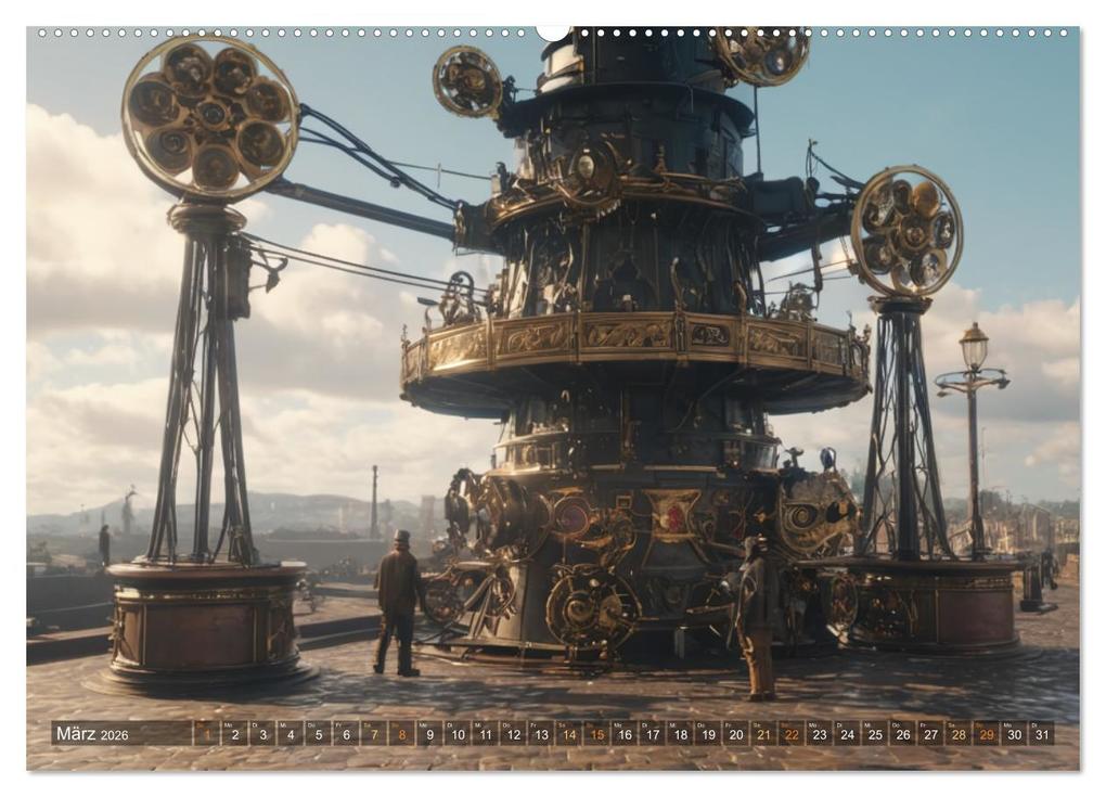 Weitere Ansicht: Steampunk Maschinen der Straße (hochwertiger Premium Wandkalender 2026 DIN A2 quer), Kunstdruck in Hochglanz | Stanley Hinz, Calvendo