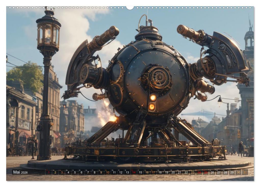 Weitere Ansicht: Steampunk Maschinen der Straße (hochwertiger Premium Wandkalender 2026 DIN A2 quer), Kunstdruck in Hochglanz | Stanley Hinz, Calvendo