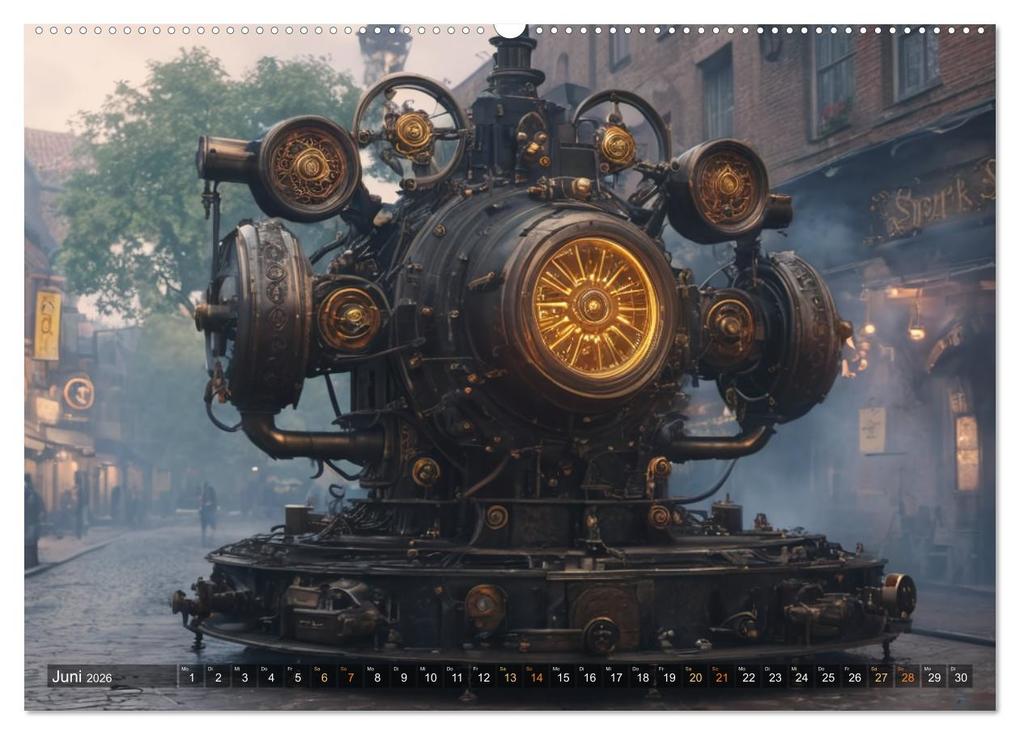 Weitere Ansicht: Steampunk Maschinen der Straße (hochwertiger Premium Wandkalender 2026 DIN A2 quer), Kunstdruck in Hochglanz | Stanley Hinz, Calvendo