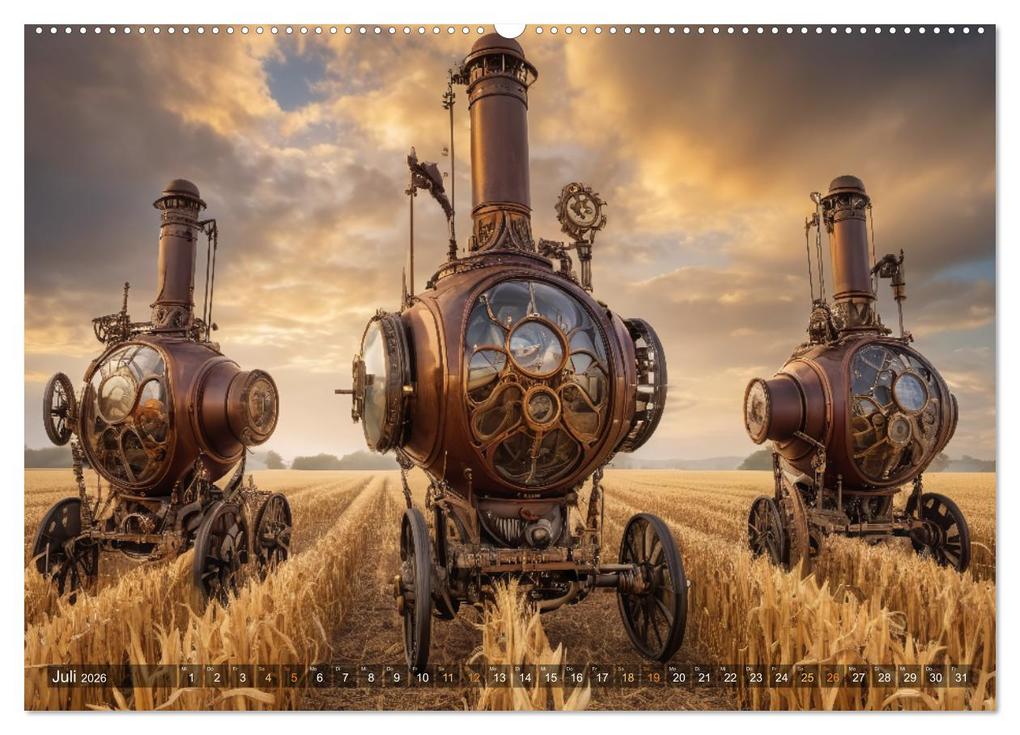 Weitere Ansicht: Steampunk Maschinen der Straße (hochwertiger Premium Wandkalender 2026 DIN A2 quer), Kunstdruck in Hochglanz | Stanley Hinz, Calvendo