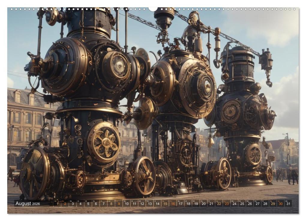 Weitere Ansicht: Steampunk Maschinen der Straße (hochwertiger Premium Wandkalender 2026 DIN A2 quer), Kunstdruck in Hochglanz | Stanley Hinz, Calvendo