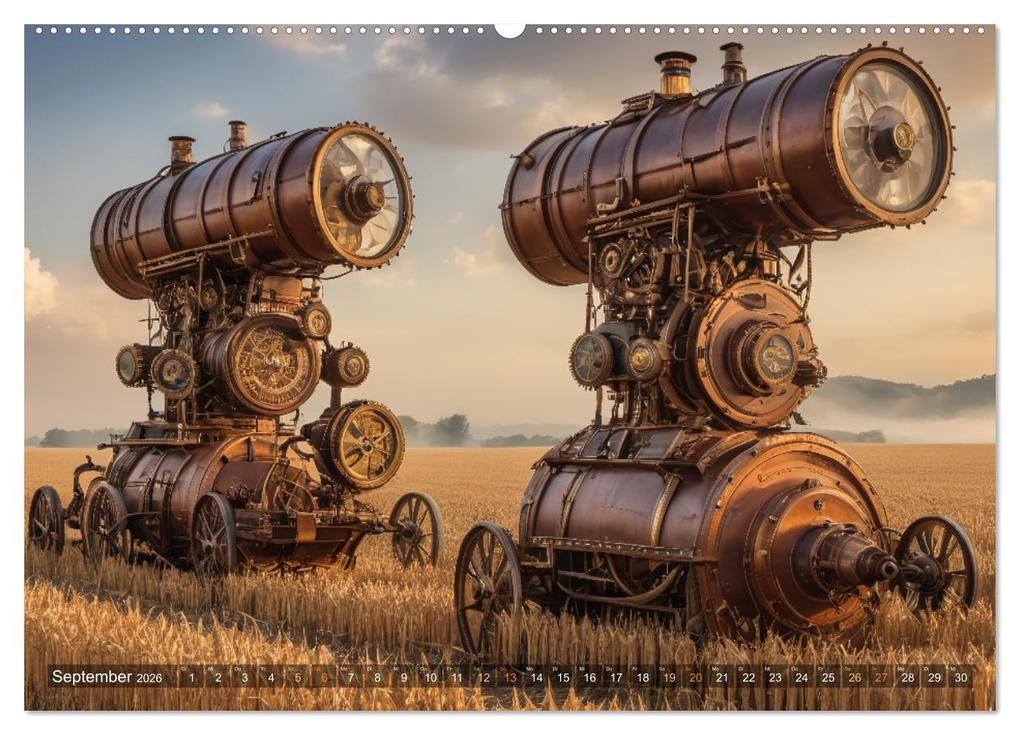 Weitere Ansicht: Steampunk Maschinen der Straße (hochwertiger Premium Wandkalender 2026 DIN A2 quer), Kunstdruck in Hochglanz | Stanley Hinz, Calvendo