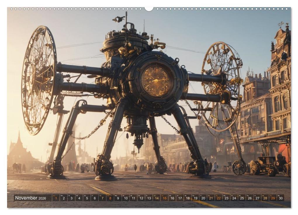 Weitere Ansicht: Steampunk Maschinen der Straße (hochwertiger Premium Wandkalender 2026 DIN A2 quer), Kunstdruck in Hochglanz | Stanley Hinz, Calvendo