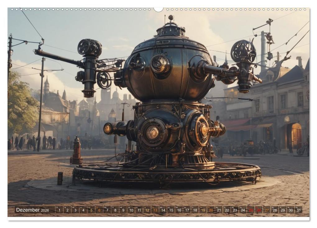 Weitere Ansicht: Steampunk Maschinen der Straße (hochwertiger Premium Wandkalender 2026 DIN A2 quer), Kunstdruck in Hochglanz | Stanley Hinz, Calvendo