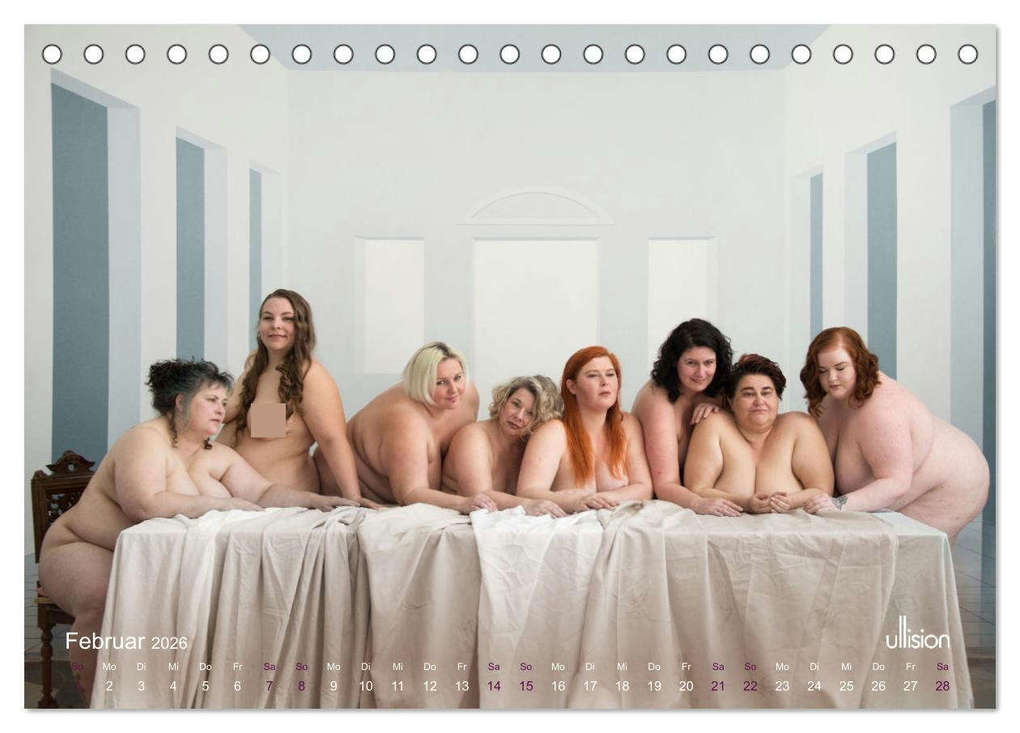 Weitere Ansicht: Kurvenstolz - Ode an die Weiblichkeit (Tischkalender 2026 DIN A5 quer), CALVENDO Monatskalender | Calvendo, Ulrich Allgaier (Ullision)