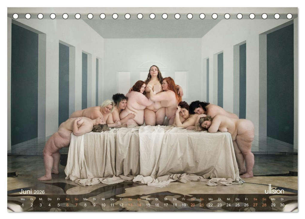 Weitere Ansicht: Kurvenstolz - Ode an die Weiblichkeit (Tischkalender 2026 DIN A5 quer), CALVENDO Monatskalender | Calvendo, Ulrich Allgaier (Ullision)