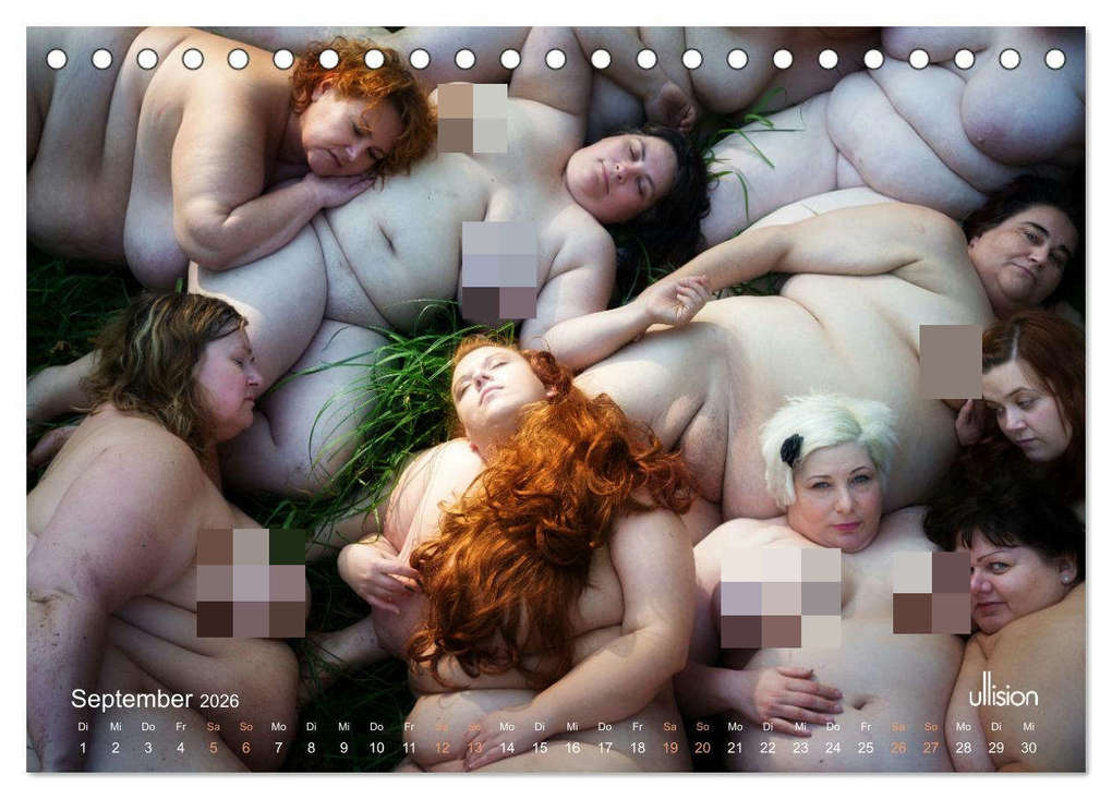 Weitere Ansicht: Kurvenstolz - Ode an die Weiblichkeit (Tischkalender 2026 DIN A5 quer), CALVENDO Monatskalender | Calvendo, Ulrich Allgaier (Ullision)