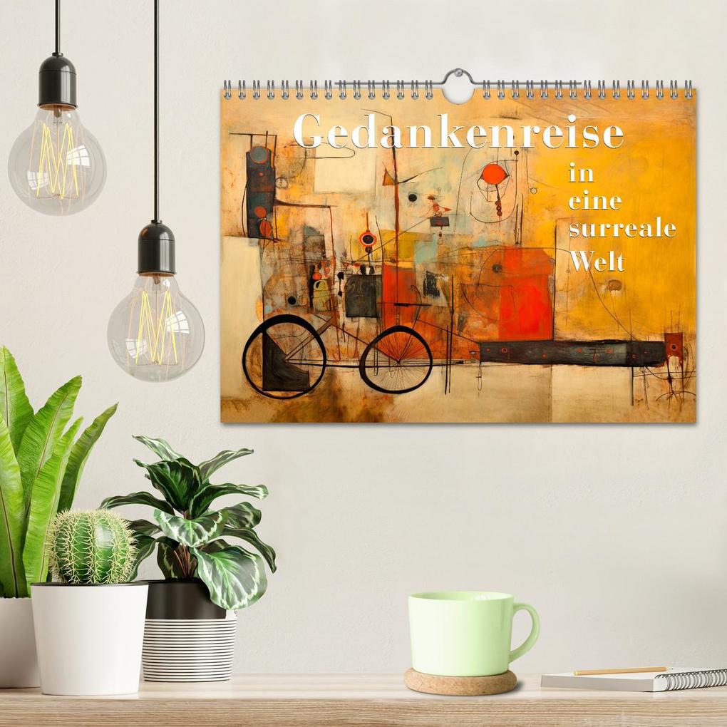 Weitere Ansicht: Gedankenreise in eine surreale Welt (Wandkalender 2026 DIN A4 quer), CALVENDO Monatskalender | Calvendo, Erich Krätschmer