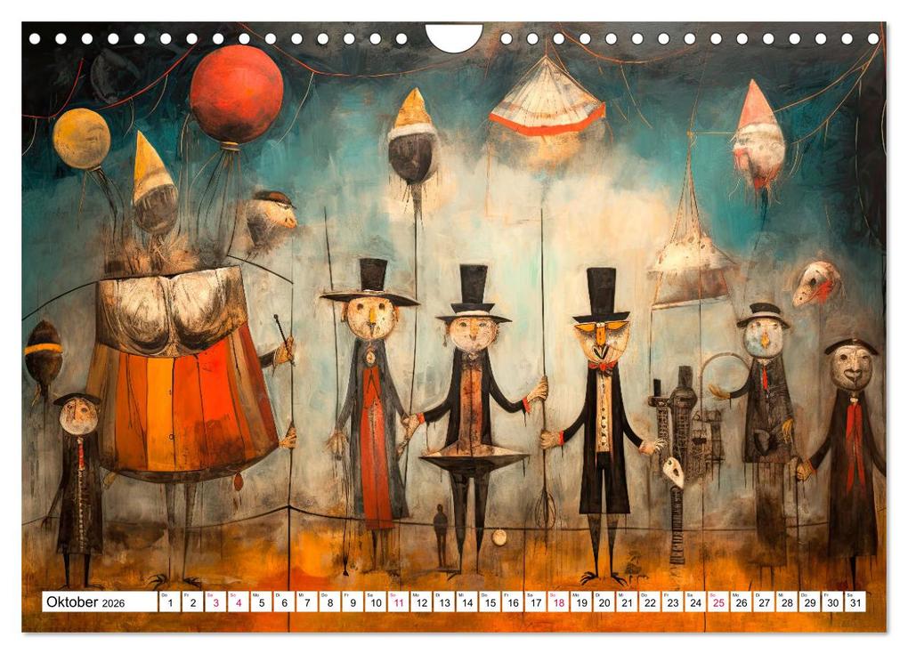 Weitere Ansicht: Gedankenreise in eine surreale Welt (Wandkalender 2026 DIN A4 quer), CALVENDO Monatskalender | Calvendo, Erich Krätschmer