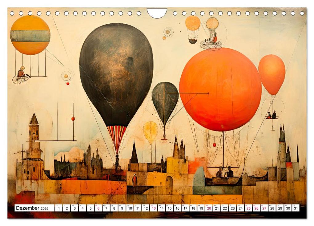 Weitere Ansicht: Gedankenreise in eine surreale Welt (Wandkalender 2026 DIN A4 quer), CALVENDO Monatskalender | Calvendo, Erich Krätschmer