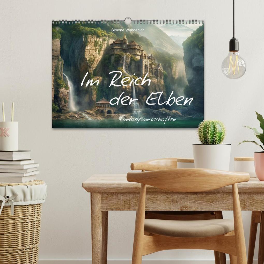 Weitere Ansicht: Im Reich der Elben (Wandkalender 2026 DIN A3 quer), CALVENDO Monatskalender | Calvendo, Simone Wunderlich