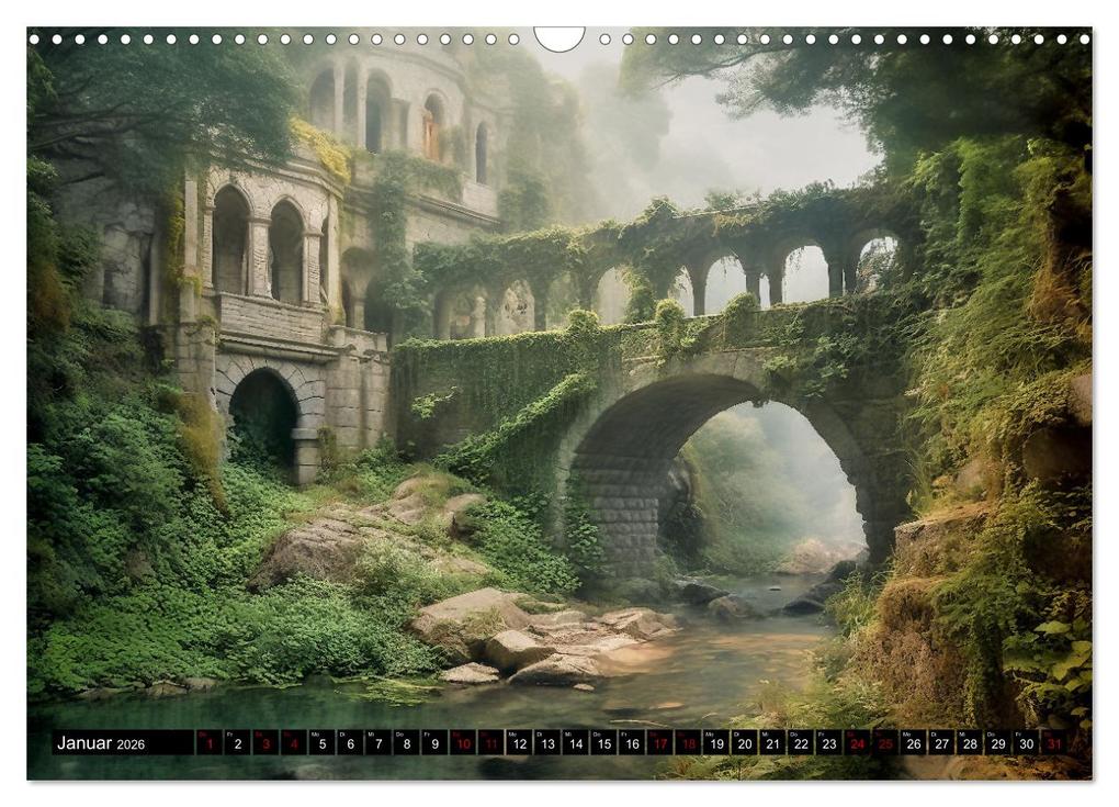 Weitere Ansicht: Im Reich der Elben (Wandkalender 2026 DIN A3 quer), CALVENDO Monatskalender | Calvendo, Simone Wunderlich