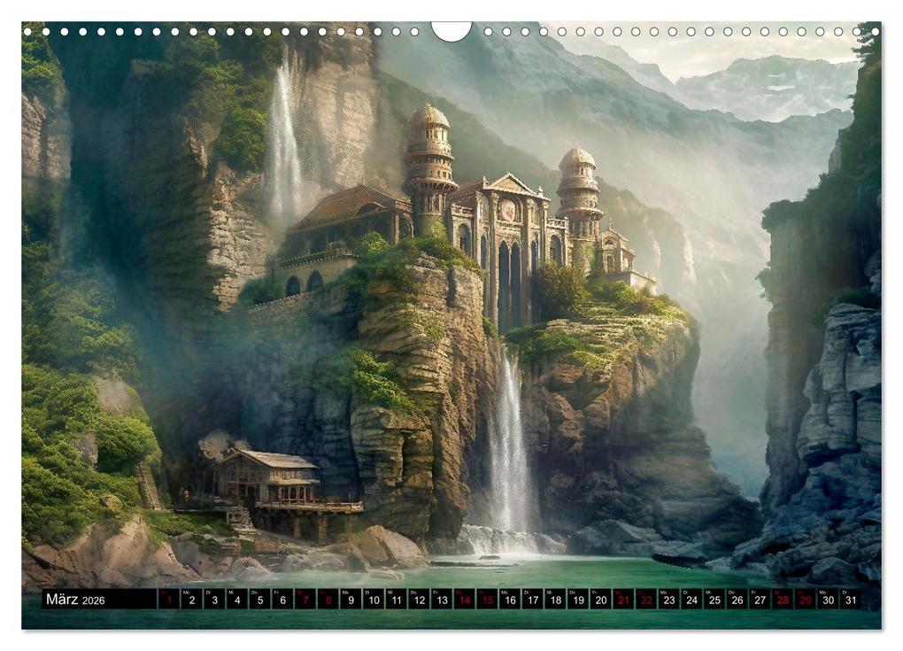 Weitere Ansicht: Im Reich der Elben (Wandkalender 2026 DIN A3 quer), CALVENDO Monatskalender | Calvendo, Simone Wunderlich