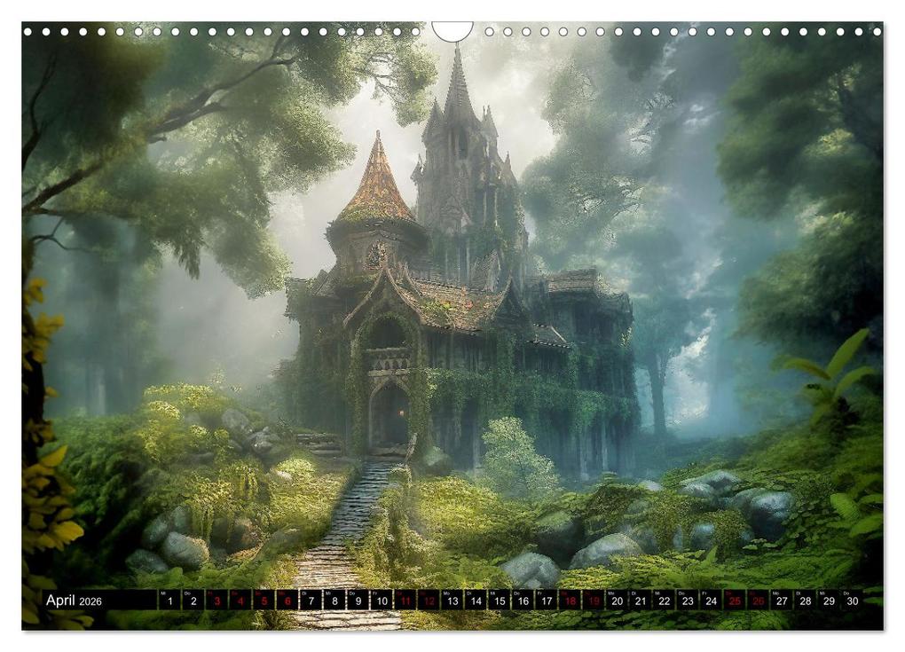 Weitere Ansicht: Im Reich der Elben (Wandkalender 2026 DIN A3 quer), CALVENDO Monatskalender | Calvendo, Simone Wunderlich