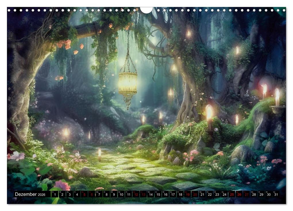 Weitere Ansicht: Im Reich der Elben (Wandkalender 2026 DIN A3 quer), CALVENDO Monatskalender | Calvendo, Simone Wunderlich