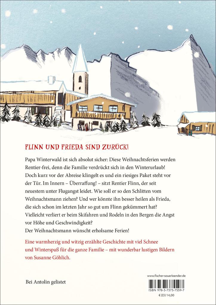 Weitere Ansicht: Es düst ein Rentier durch den Schnee | Smilla Blau