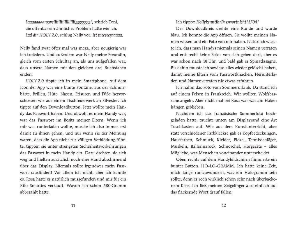 Weitere Ansicht: Holly und das Hollygramm | Ariane Grundies