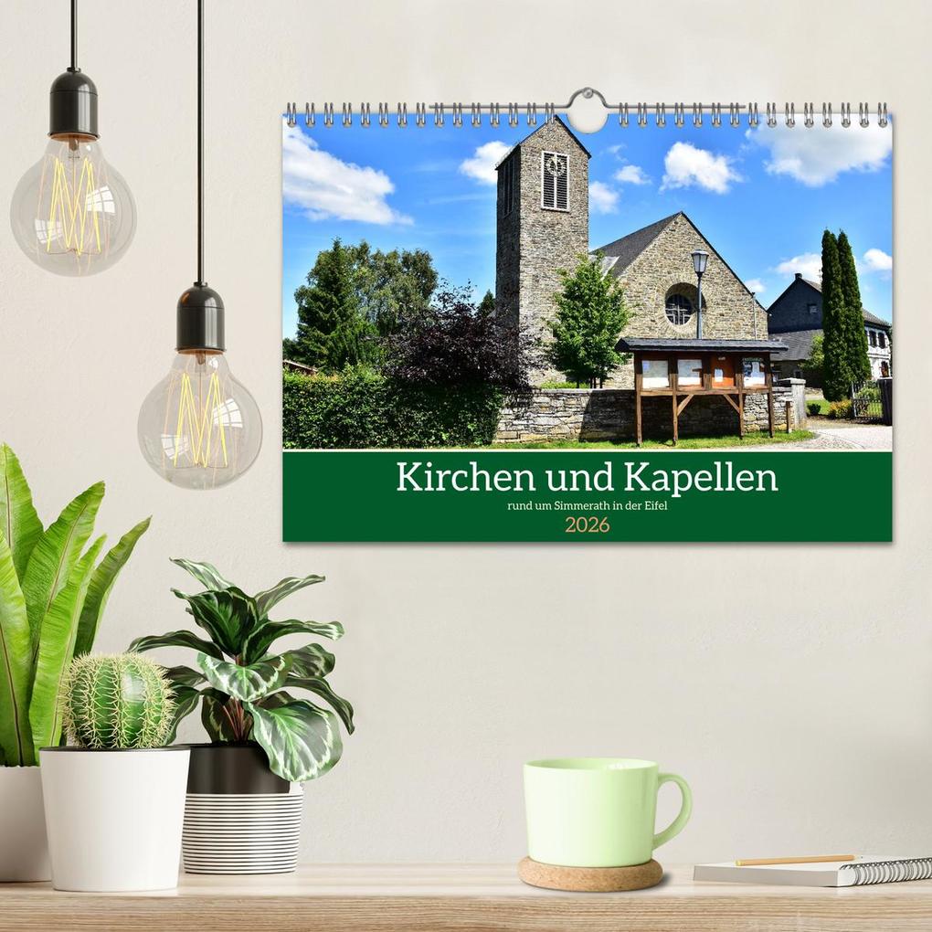 Weitere Ansicht: Kirchen und Kapellen rund um Simmerath (Wandkalender 2026 DIN A4 quer), CALVENDO Monatskalender | Jean-Louis Glineur, Calvendo